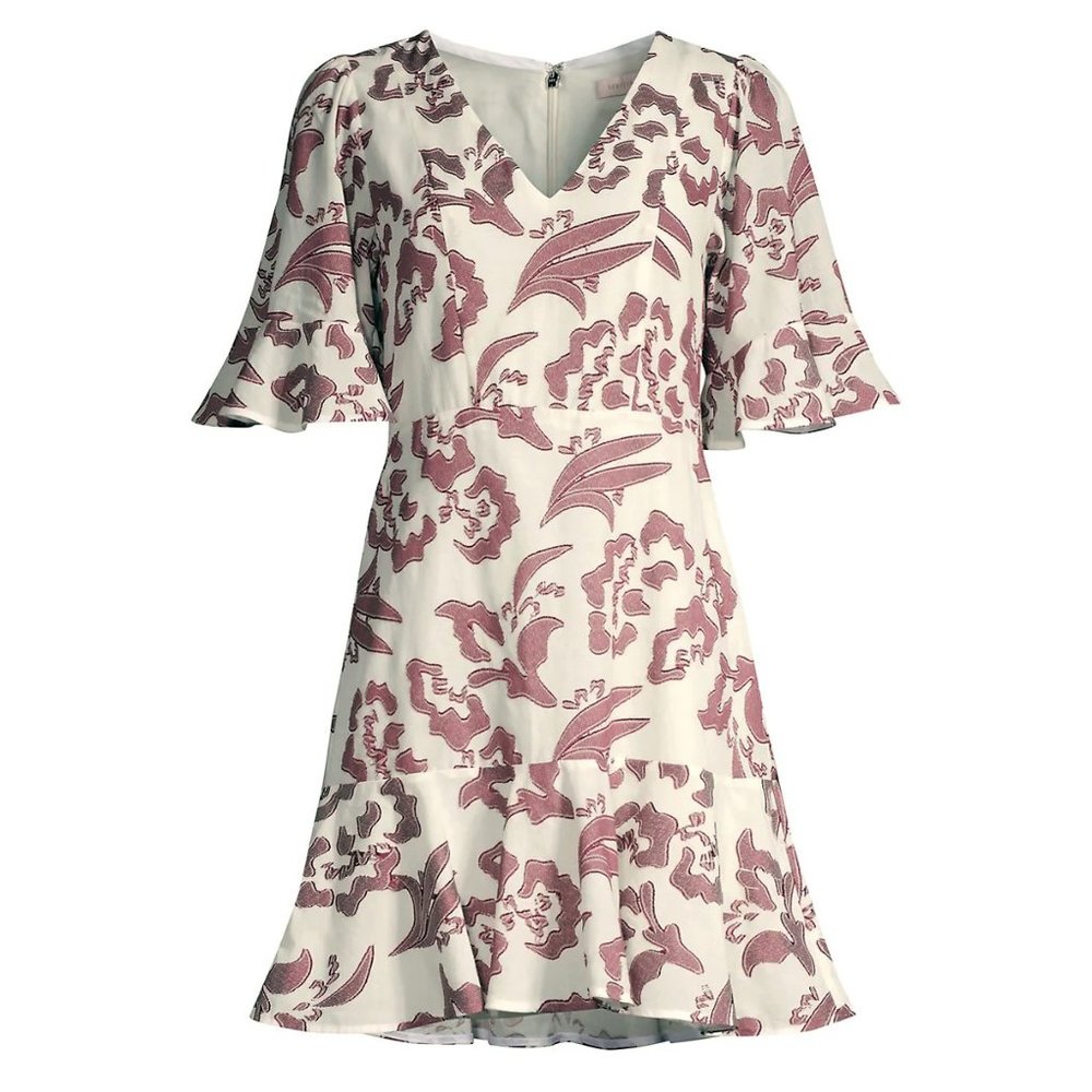 💐 🏵 HOST PICK 💐  REBECCA TAYLOR NEW w/TAGS : Amea Floral Ruffle Dress